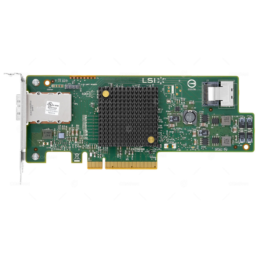 SAS9207-4I4E LSI 6G SATA/SAS 8-PORT (4-INTERNAL 4-EXTERNAL) RAID CONTROLLER